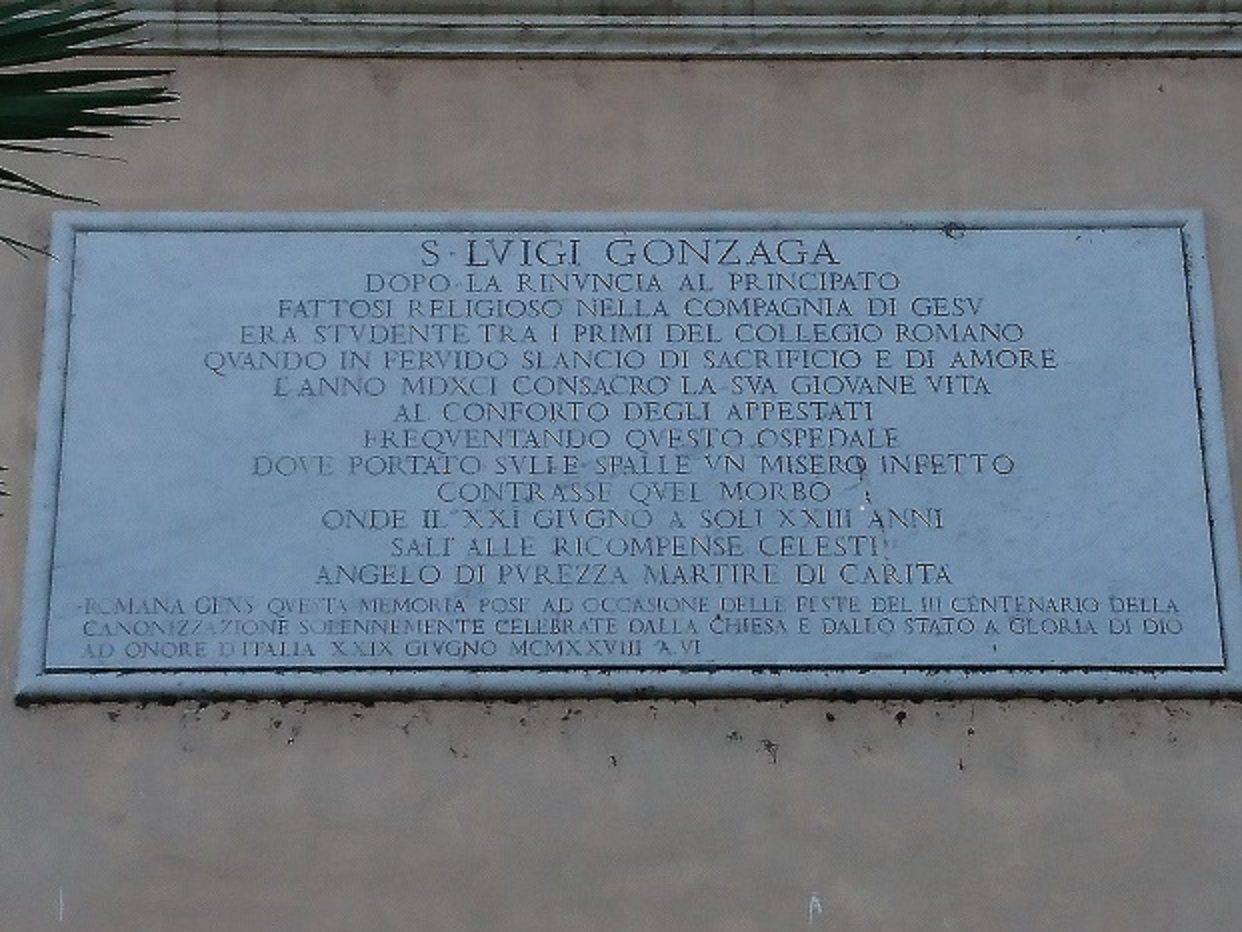 Saint Luigi Gonzaga's plate (1).JPG